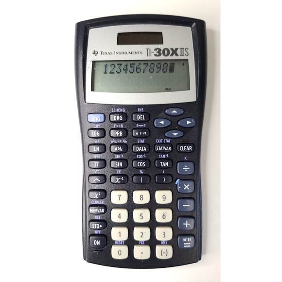 Texas Instruments TI-30X IIS Solar Power Scientific Calculator With Cover Works - Picture 3 of 5